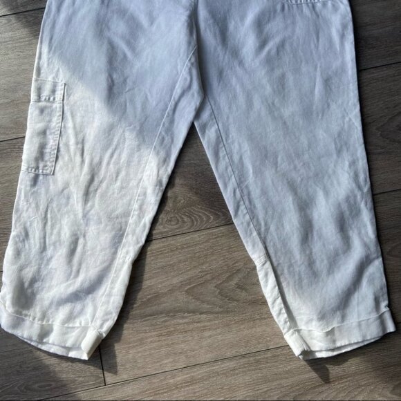 Chico’s Linen Relaxed Fit Cropped Length Pants - Picture 5 of 16